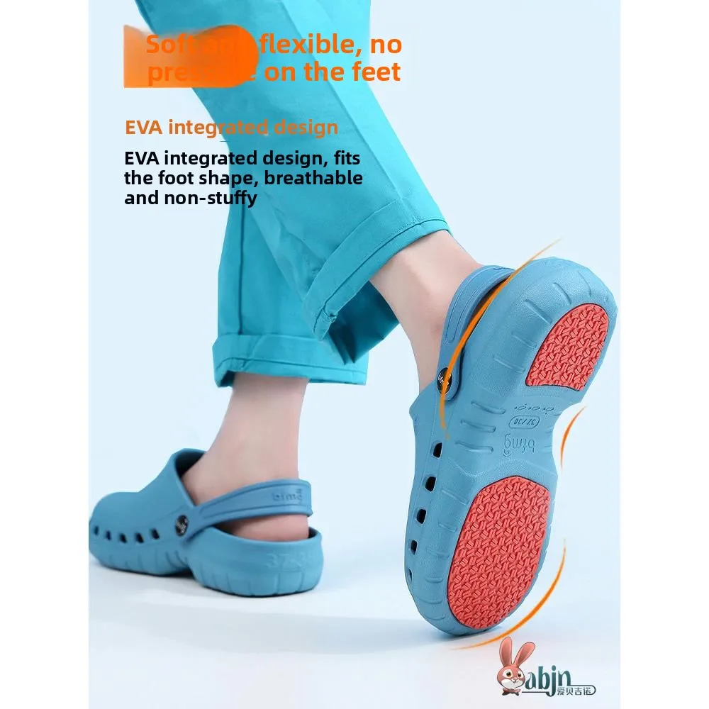 

Медицинские тапочки для врачей и медсестер для операционных, с мягкой нескользящей подошвой, без запаха, для ухода за ногами, домашние, удобные, противоскользящие.