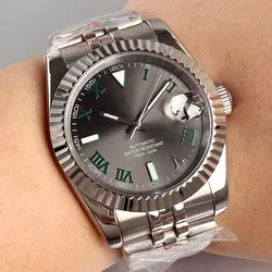 Tandorio For Wimbledon Style Dial 36mm/39mm Sapphire Glass 100m Waterproof Roman Numerals Men Watches For Japan NH35A