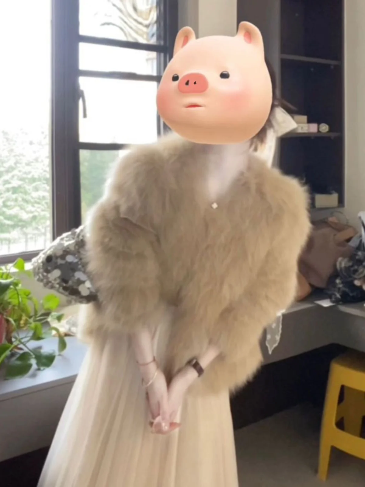 

Korean Style Short Fur Coat Chic Animal Print Warmth Casual Outerwear Female Spring Autumn Winter Fashion Elegant Design