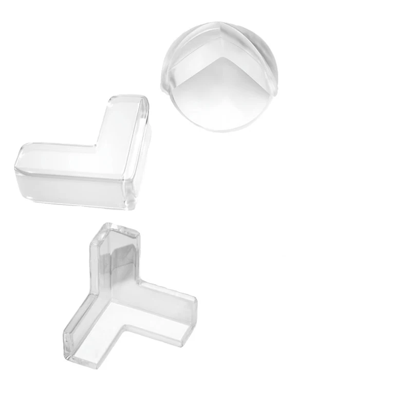 Esquina anticolisión para mesa de centro, muebles de mesa de centro anticolisión transparentes, cubierta protectora de bordes y esquinas suaves