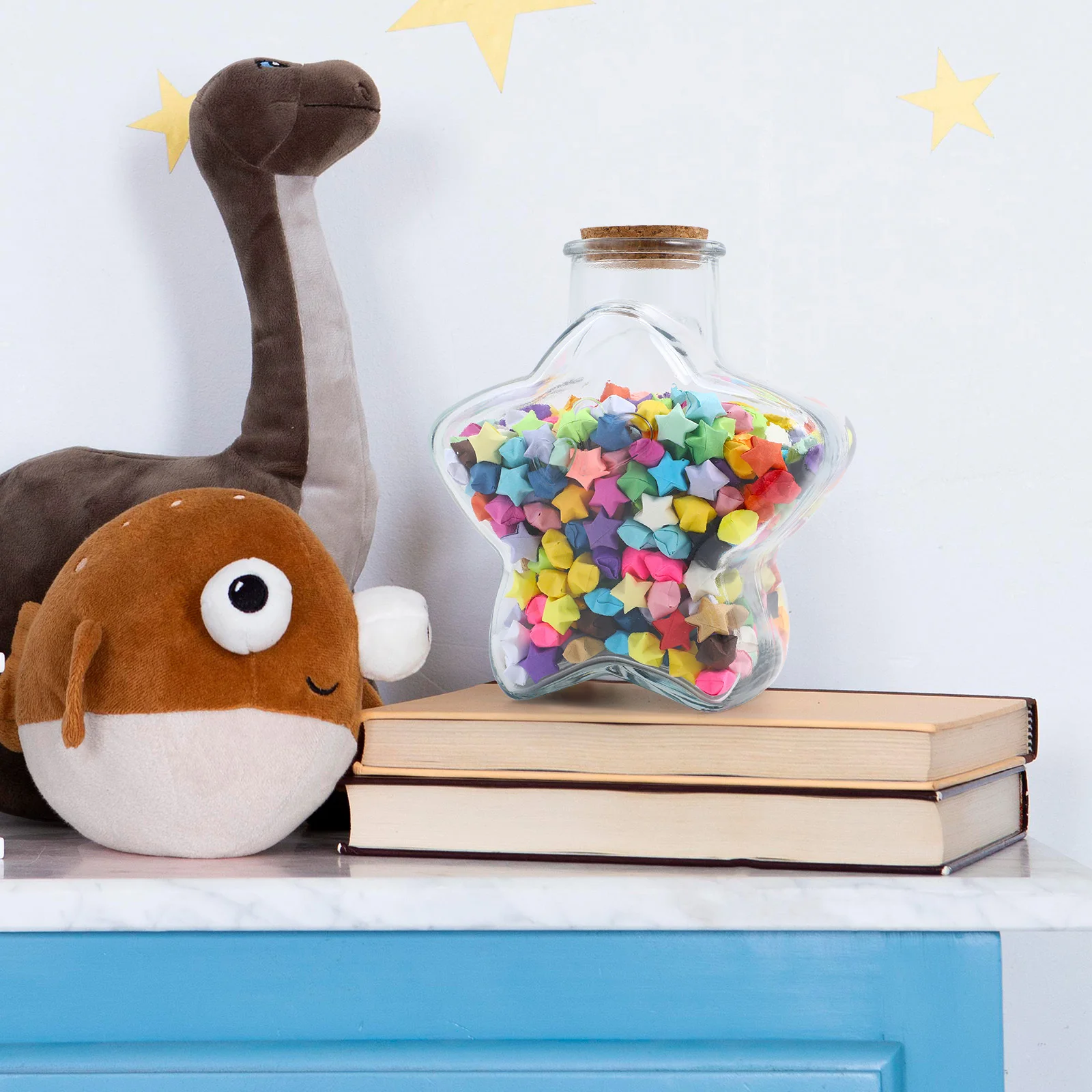 

1Set Romantic Gifts for Him Origami Star Paper Strips Wishing Decor Craft Supplies Origami Star Paper Strips