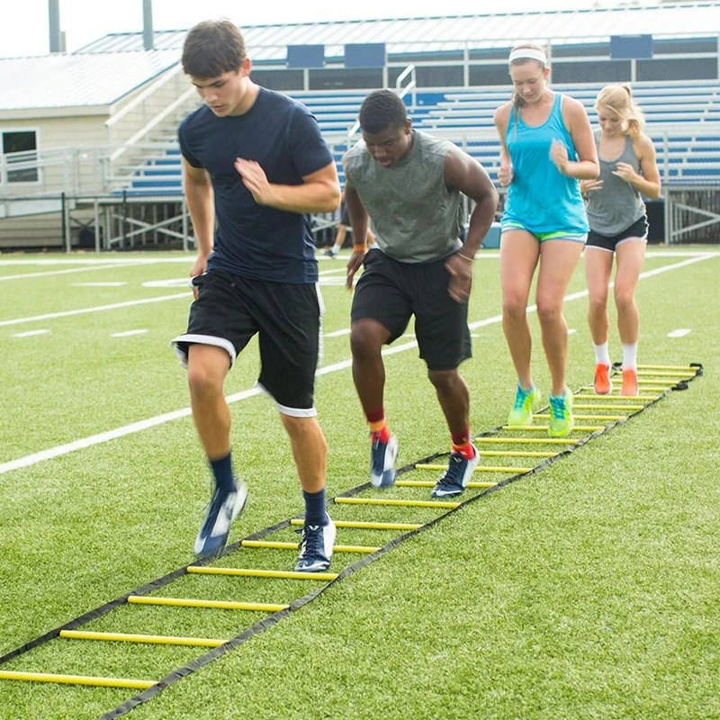 Fußball Agilität Leiter Fußball Geschwindigkeit Fallschirm Fußball Kegel Fußball Geschwindigkeit Training Leiter Set Sport Laufen Fußball Zubehör