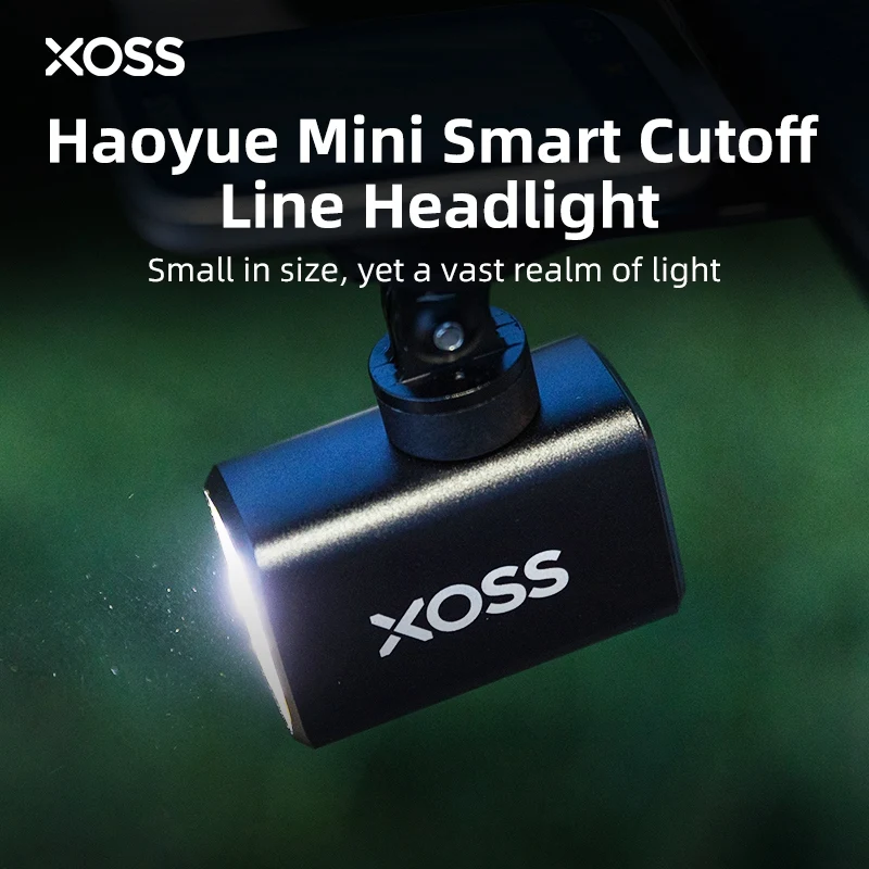 

XOSS Haoyue Mini Smart CutoffLine Hoisting Headlight Bike Front Light IPX6 Aluminum Alloy MTB ROAD Flashlight
