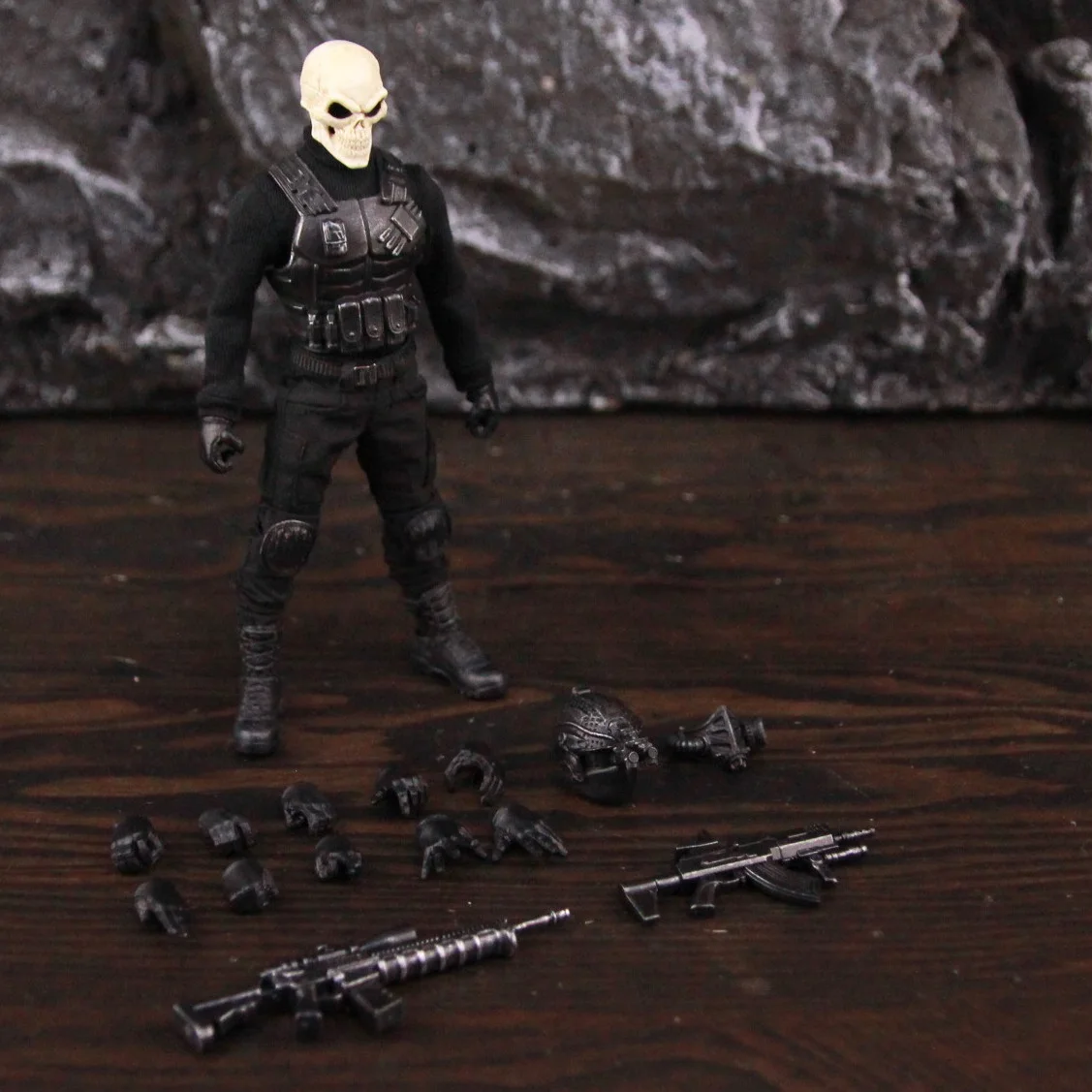 Mannelijke Soldaat Speciale Eenheden Serie Taskforces Soldaat Schedel Sergeant Meester 6 "Actie Figuur Één: 12 1:12 1/12 Speelgoed Pop Model