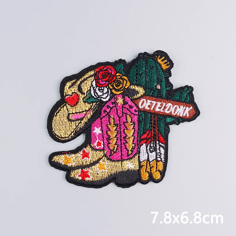 Nederland Oeteldoonk embleem opstrijkbare geborduurde patches voor kleding carnaval voor Nederland geborduurde patches op kleding DIY