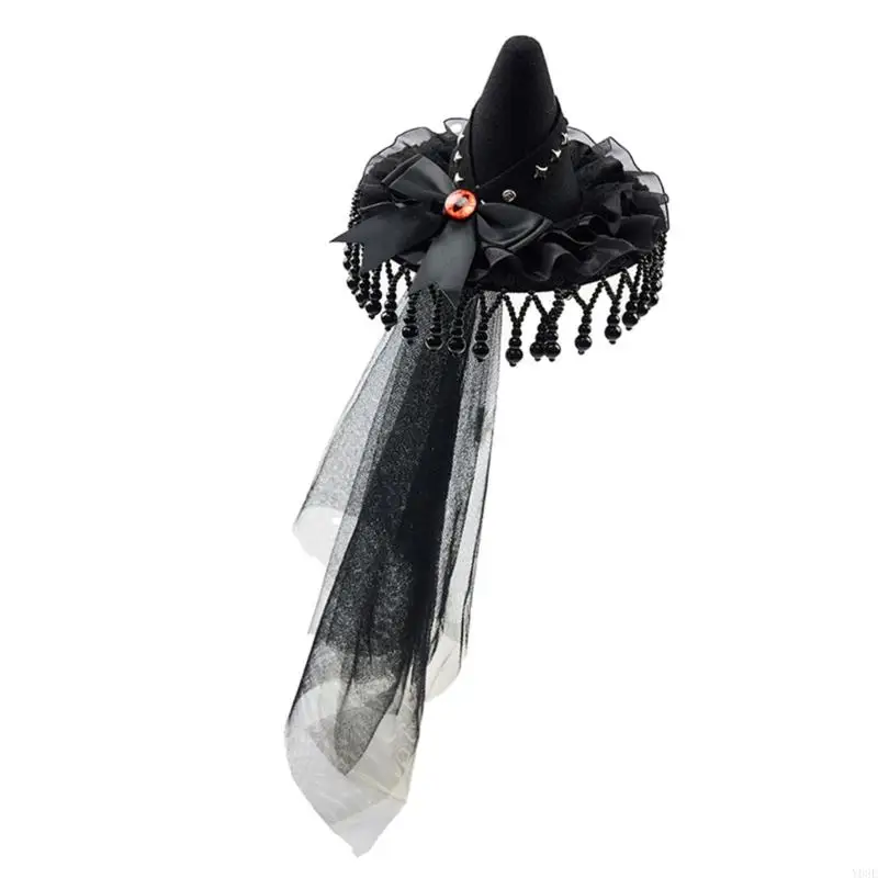 Steampunk Spitze Trim Haarnadel Elegante Süße Mesh Haar Clip Motorhaube Kopfschmuck Foto Requisiten Für Frauen Und Mädchen – Detail 7