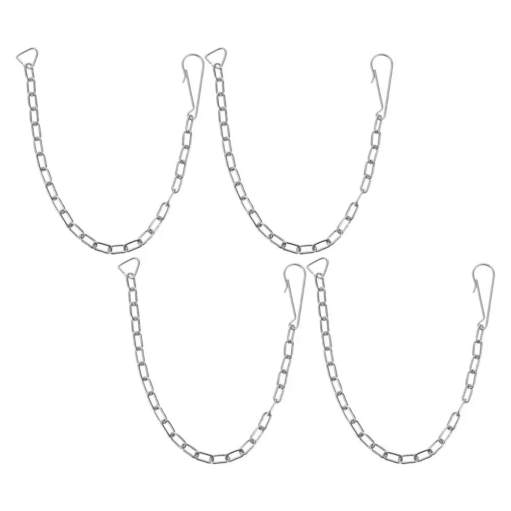 Stainless Steel Gate Chains 4 Pack Chain Link Hangers for Chicken Coop Feeders Swings and Latches