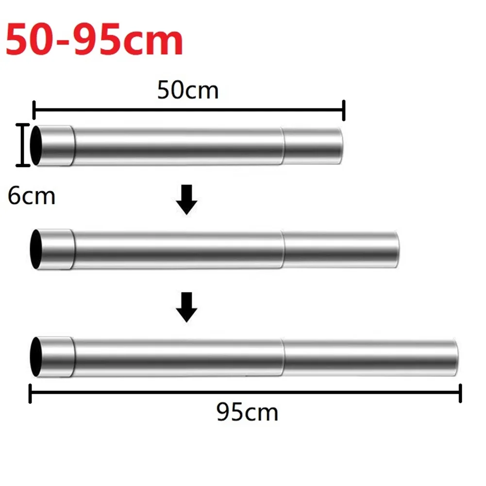 Chimney Liner Built for Durability in High Temperature Flue Environments Stainless Steel Material Fits 6 cm Diameter Pipes