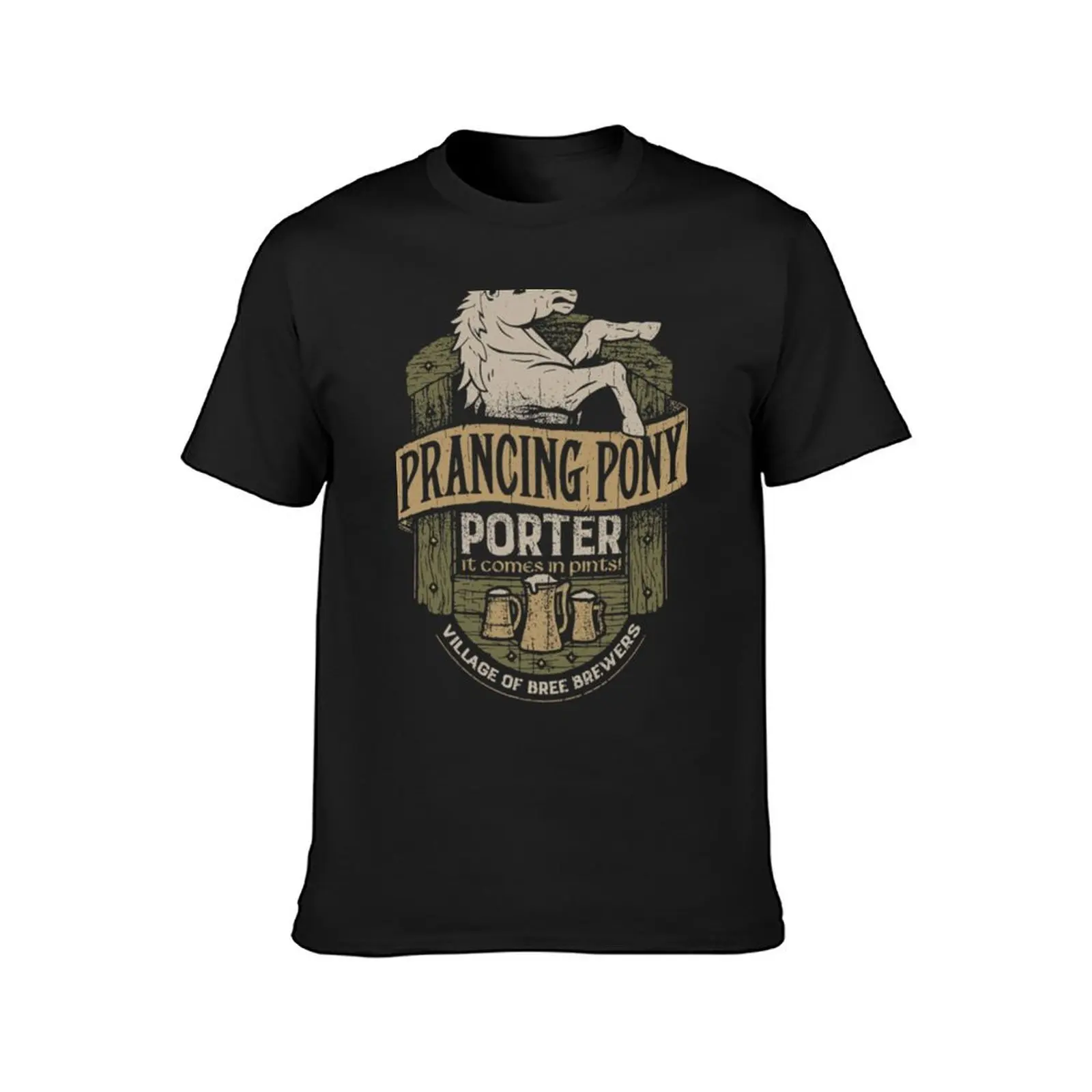 Prancing Pony Brewery Design T-Shirt new edition tops tshirts for men