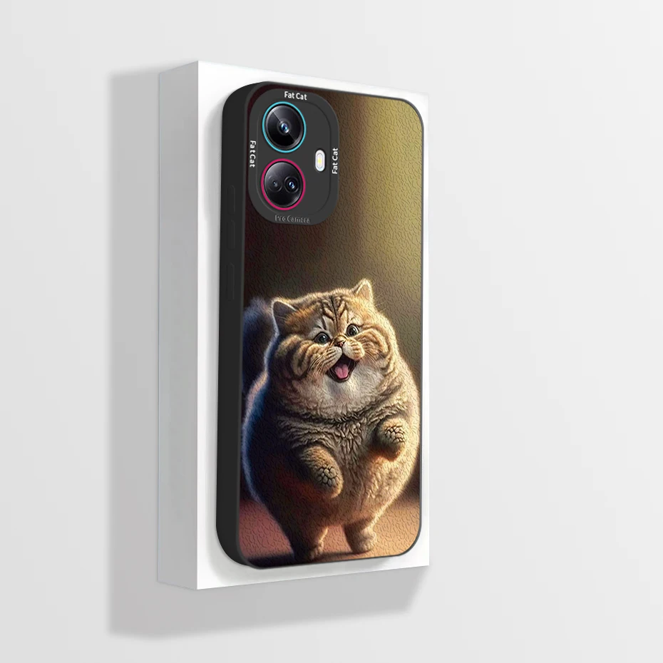 For Realme 10 Pro Plus + Case Realme10 Pro Realme 10 4G Phone Case Shell Cute Panda pattern Liquid Silicone Anti Drop Soft Cover