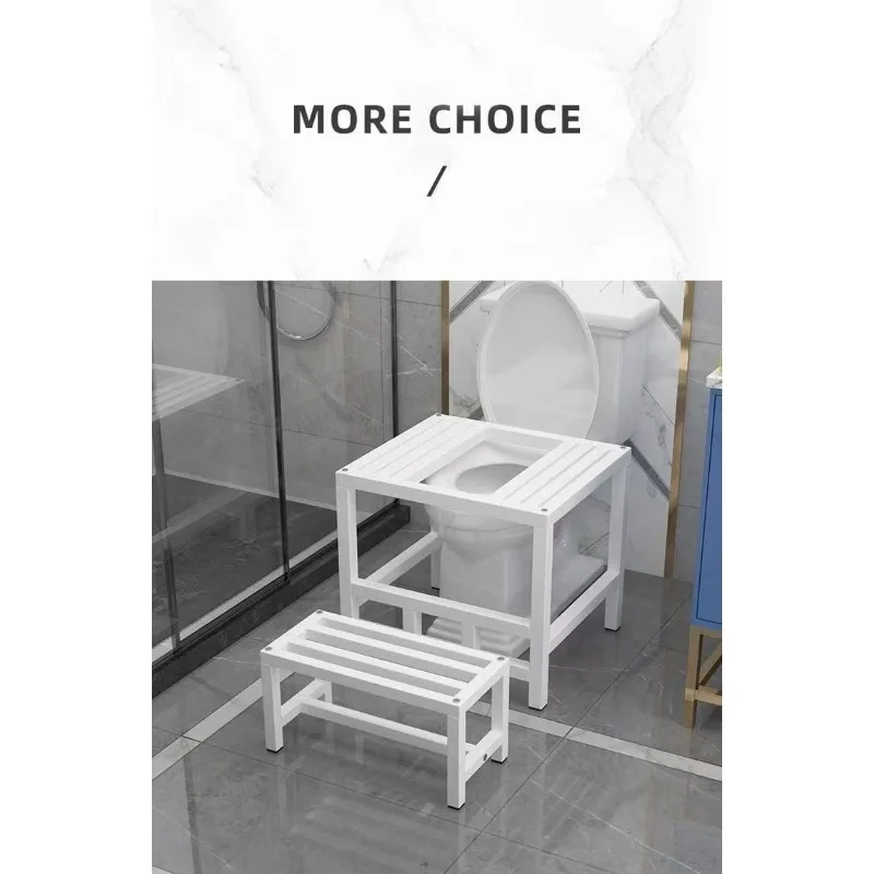 The toilet seat is changed to a squatting  squatting pit artifact. The seat is changed to a squatting image 5