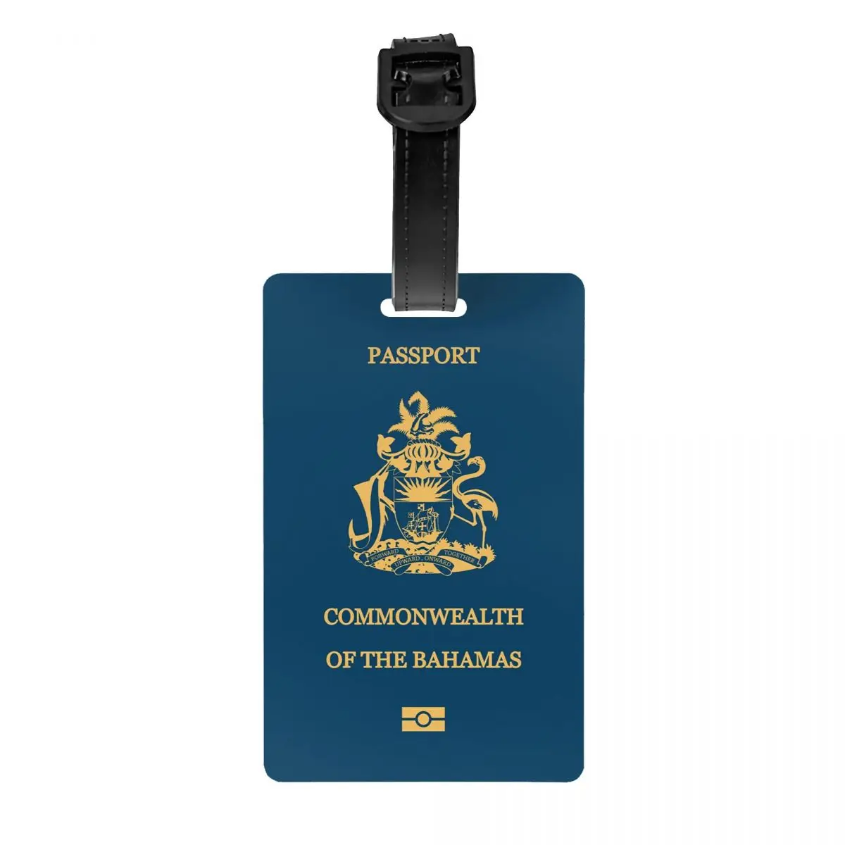 

Багажные бирки для паспорта Bahamas, индивидуальные багажные бирки, идентификационная этикетка с обложкой для конфиденциальности
