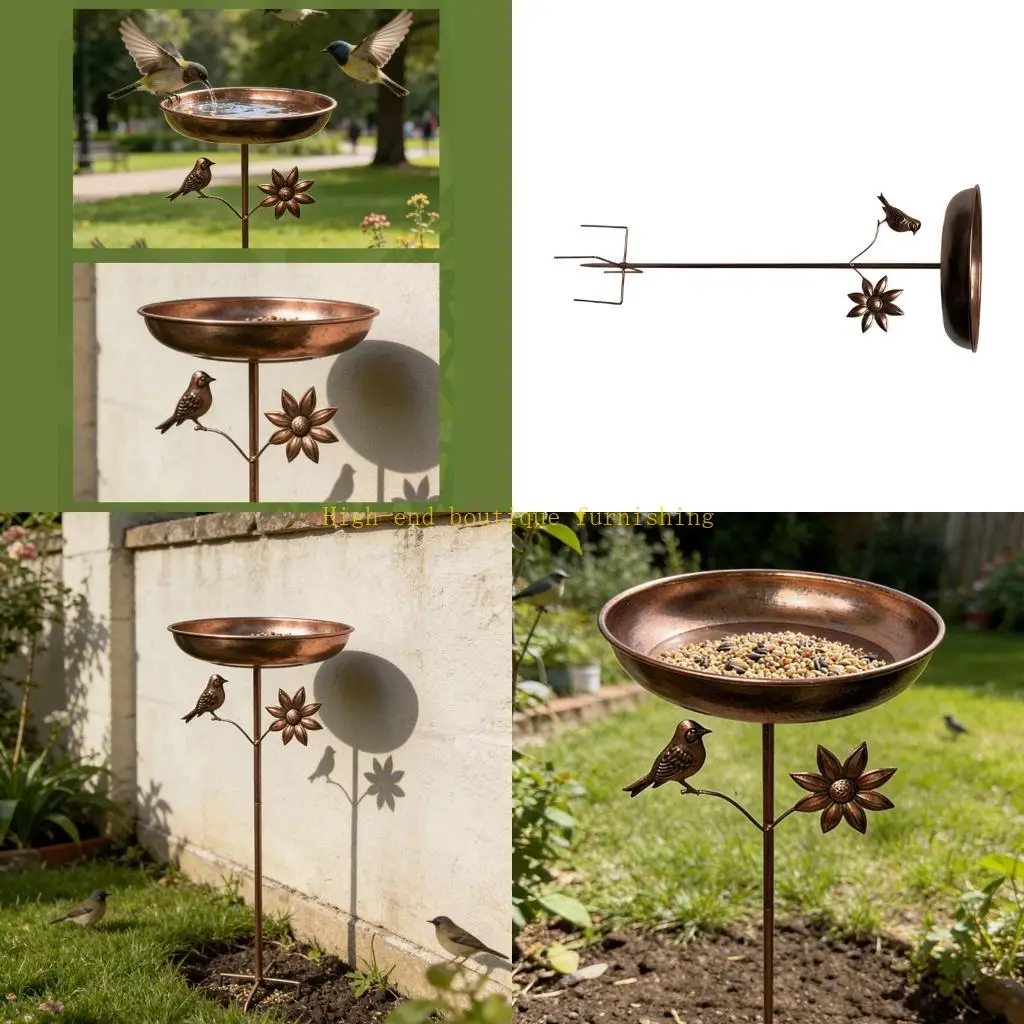 L9NB Traditional Traditional Outdoor Bird Feeding Cup 32 Inch Diameter Yard Addition