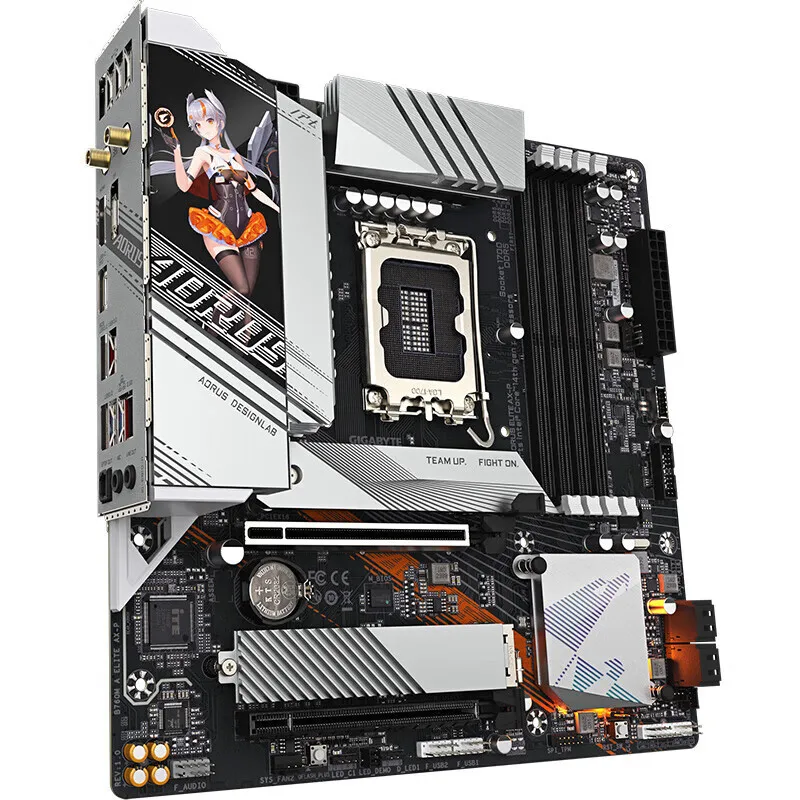 Gigabyte B760M AORUS ELITE AX-P computer main board DDR5 for 12/13/14 generation CPU - Image 3