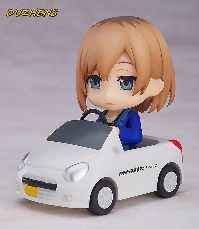 100% Original: anime Shirobako Aoi Miyamori Q version figma PVC Action Figure Anime Abbildung Modell Spielzeug Abbildung Sammlung Puppe Geschenk