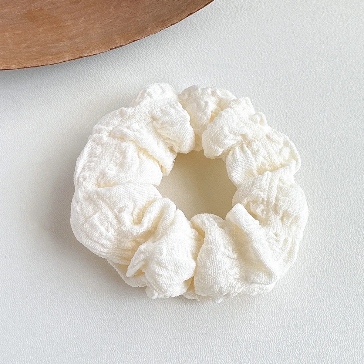 

High-End Pleated Bubble Yarn Girls Hair Rope Accessory Large Intestine Hair Ring for Autumn Winter Fashionable Girls Hair Access