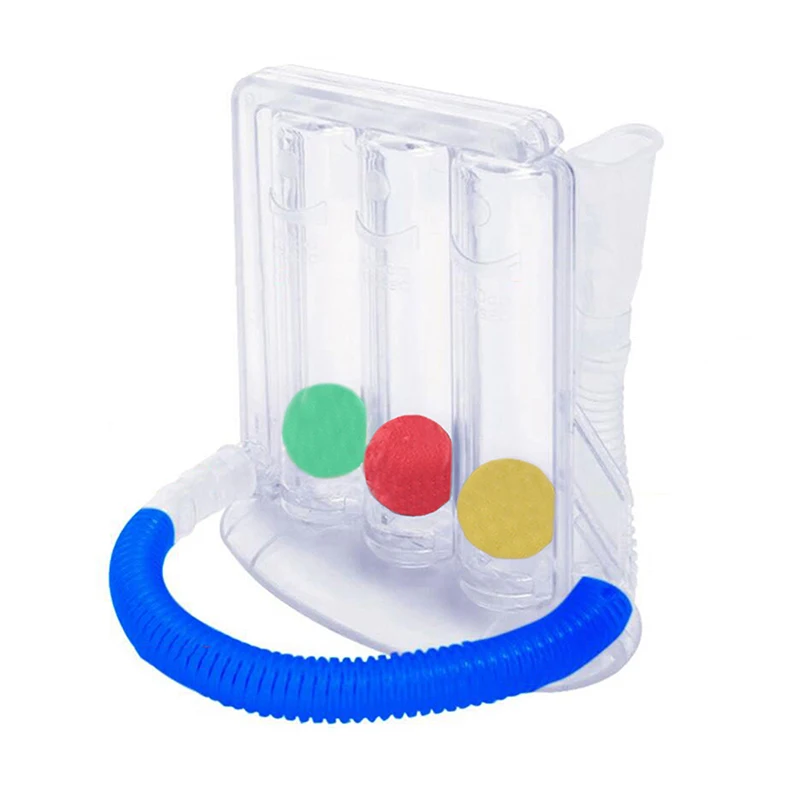 New arrival Breathing trainer medical Three Ball Incentive Portable Spirometer For Lung Exercise body measurement trainer