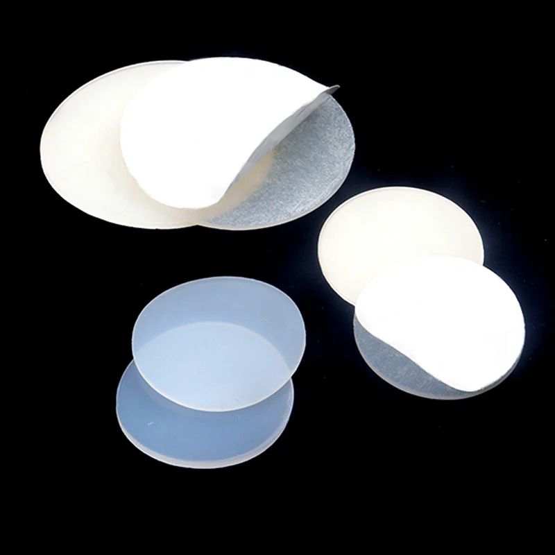 10Pcs Self-Adhesive Silicone Rubber Solid Disc Φ 5mm-100mm Round Seal Gaskets 1/1.5/2/3/4mm