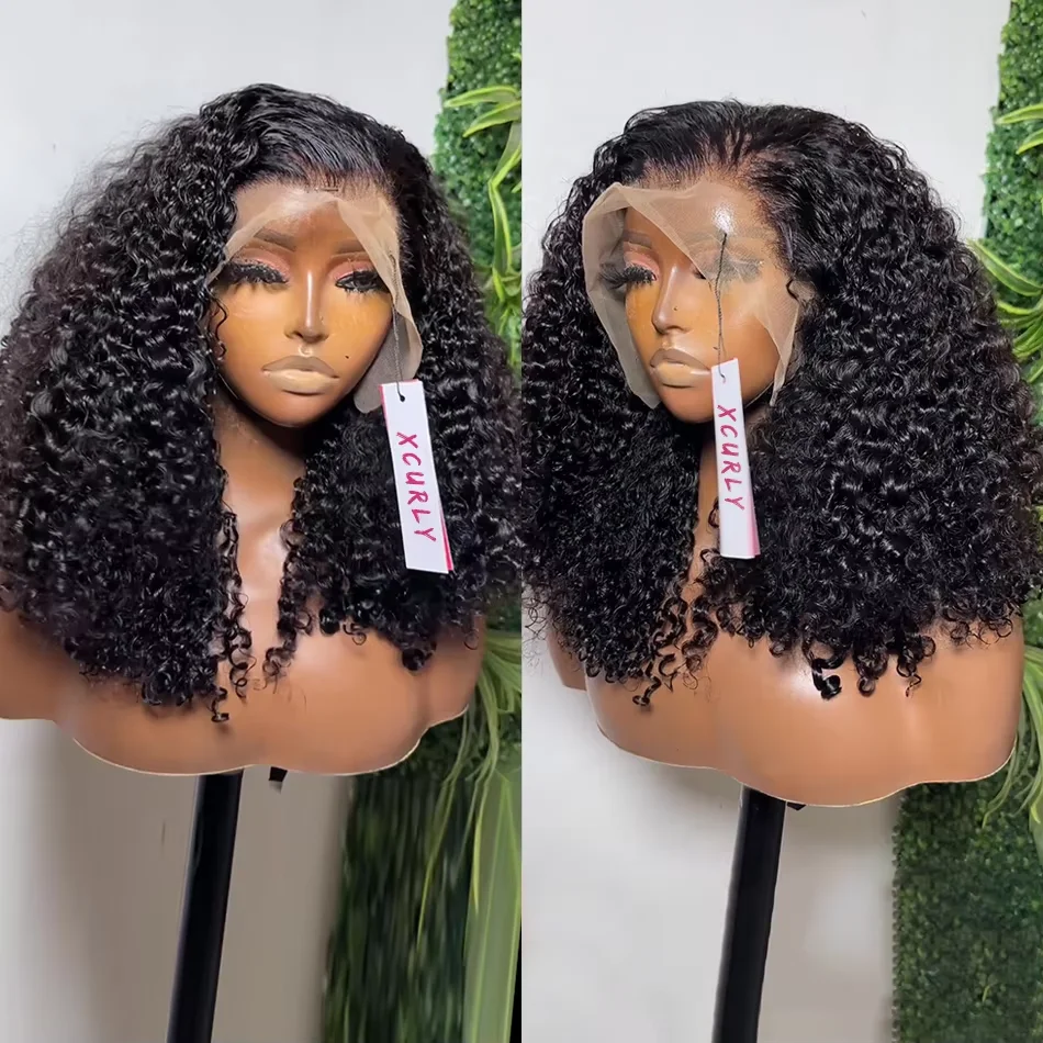 Pampering Short Bob Human Hair Wigs 13x4 13X6 HD Lace Frontal Wig Brazilian Deep Wave 5x5 Closure Wig For Women Pre Plucked