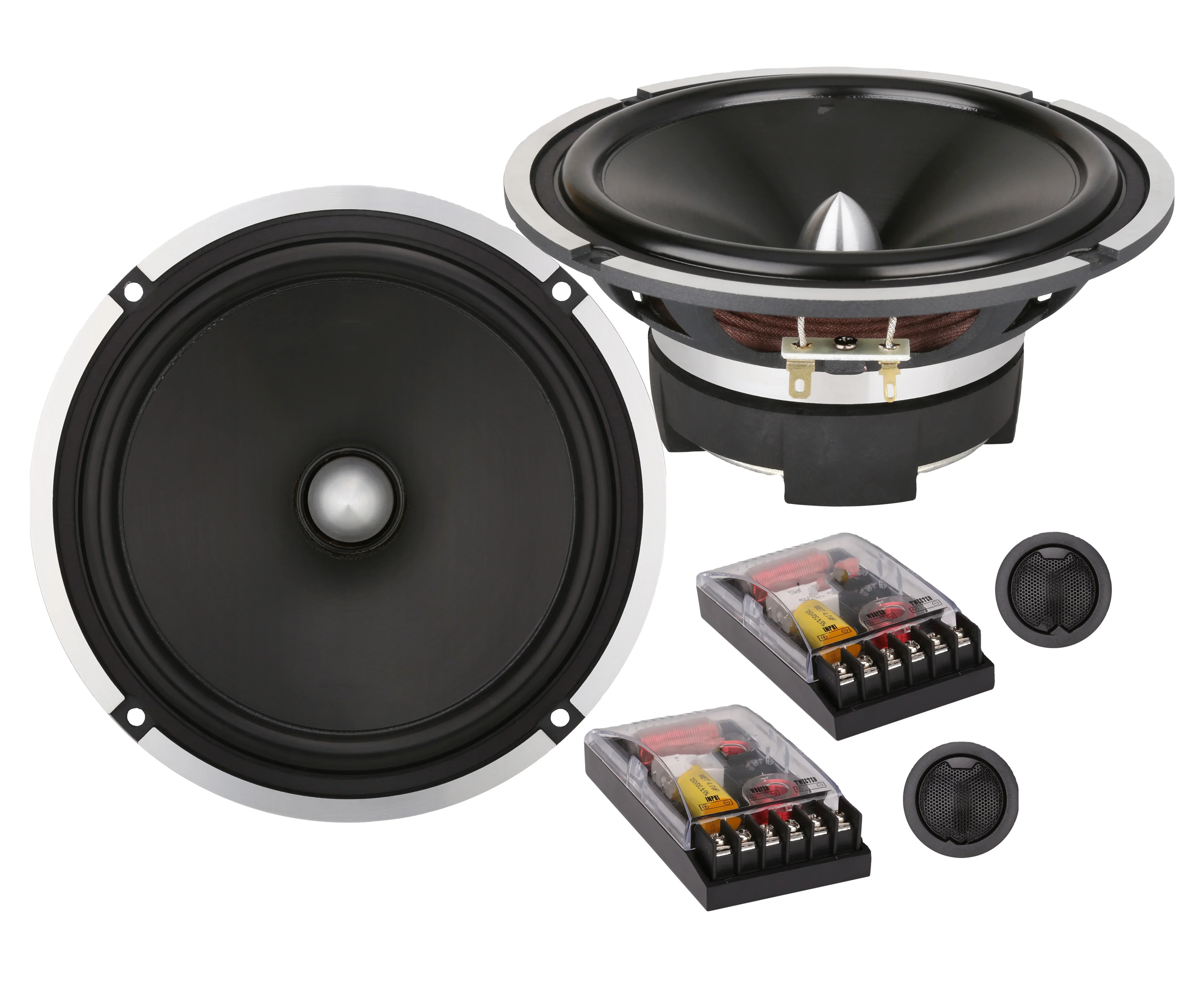 

Universal Car Audio speaker System HiFi Speaker 6.5 Inch Woofer Component Tweeter Speaker