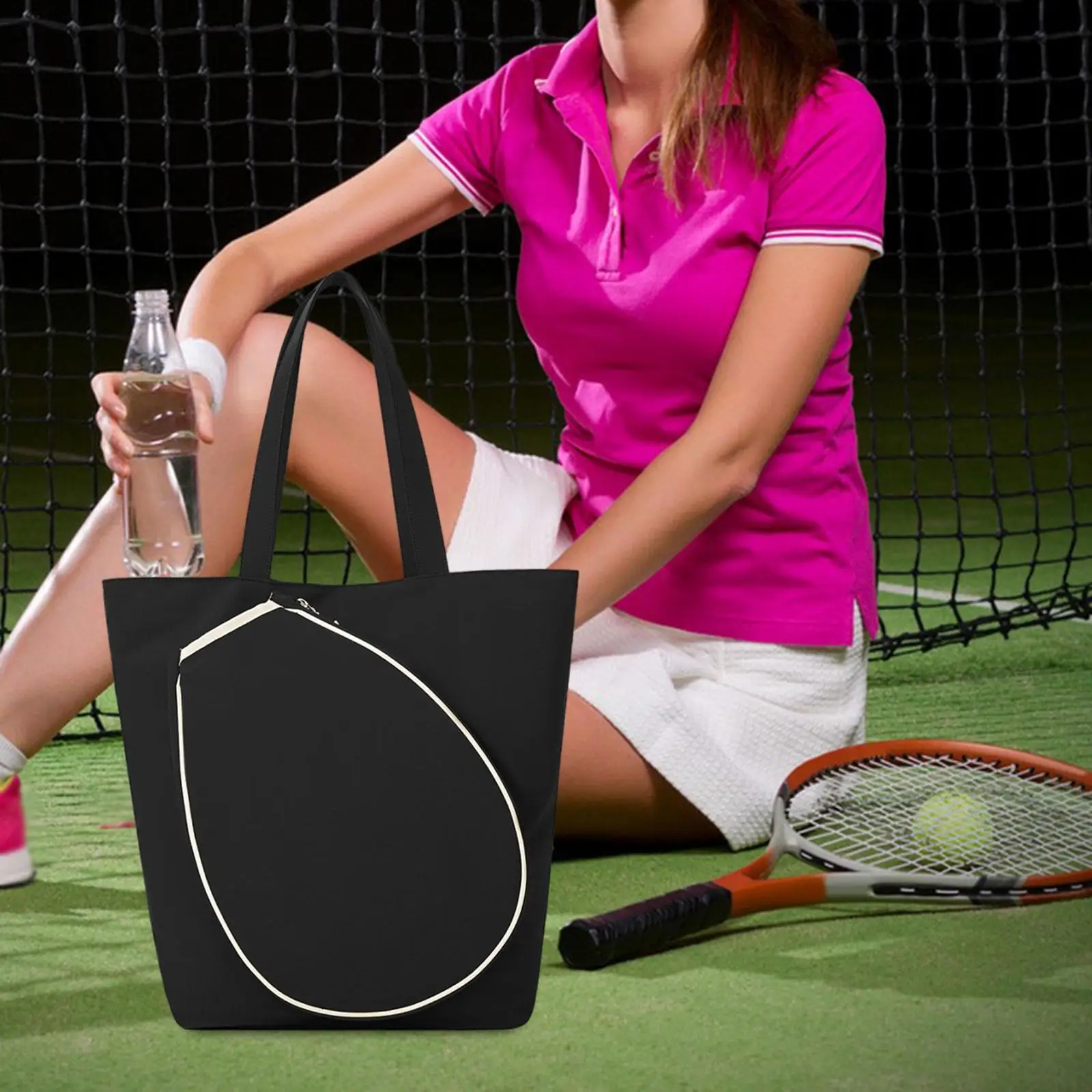 

Tennis Bag Racket Storage Bag Nylon for Men Women Waterproof Tennis Tote Bag Sports Bag for Outdoor Competition Training