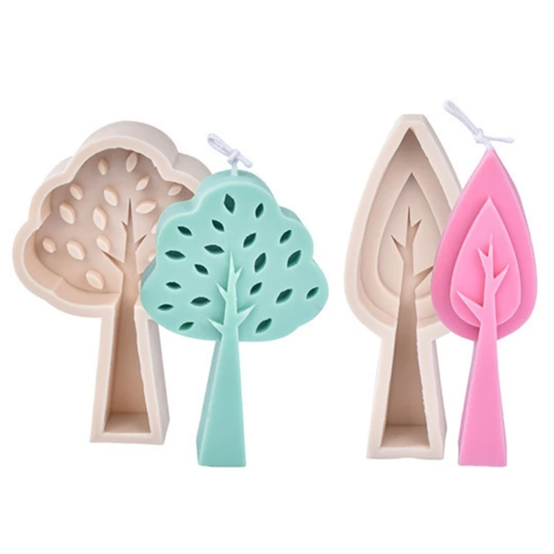 

DIY 3D Tree Fruit Leaves Silicone Candle Mold Handmade Desktop Decoration Ornament Aromatherapy Candle Epoxy Resin Casting Mould