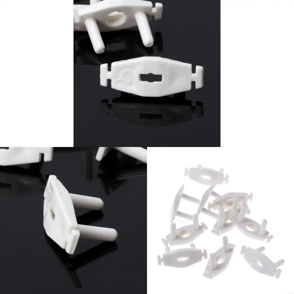 

95ae 10 Pieces Power Socket Socket Baby Child Safety для защитного устройства Anti-Shock Protector Protector White Color
