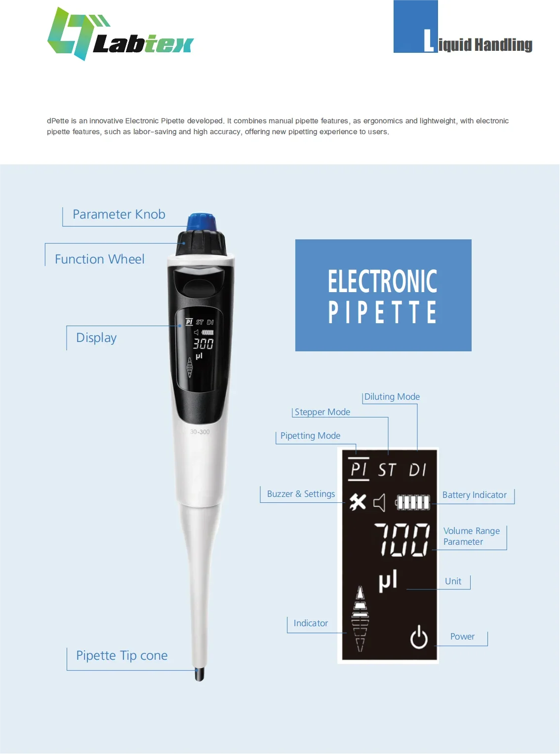 Labtex electric heater translucent silica pipette serological pipettes