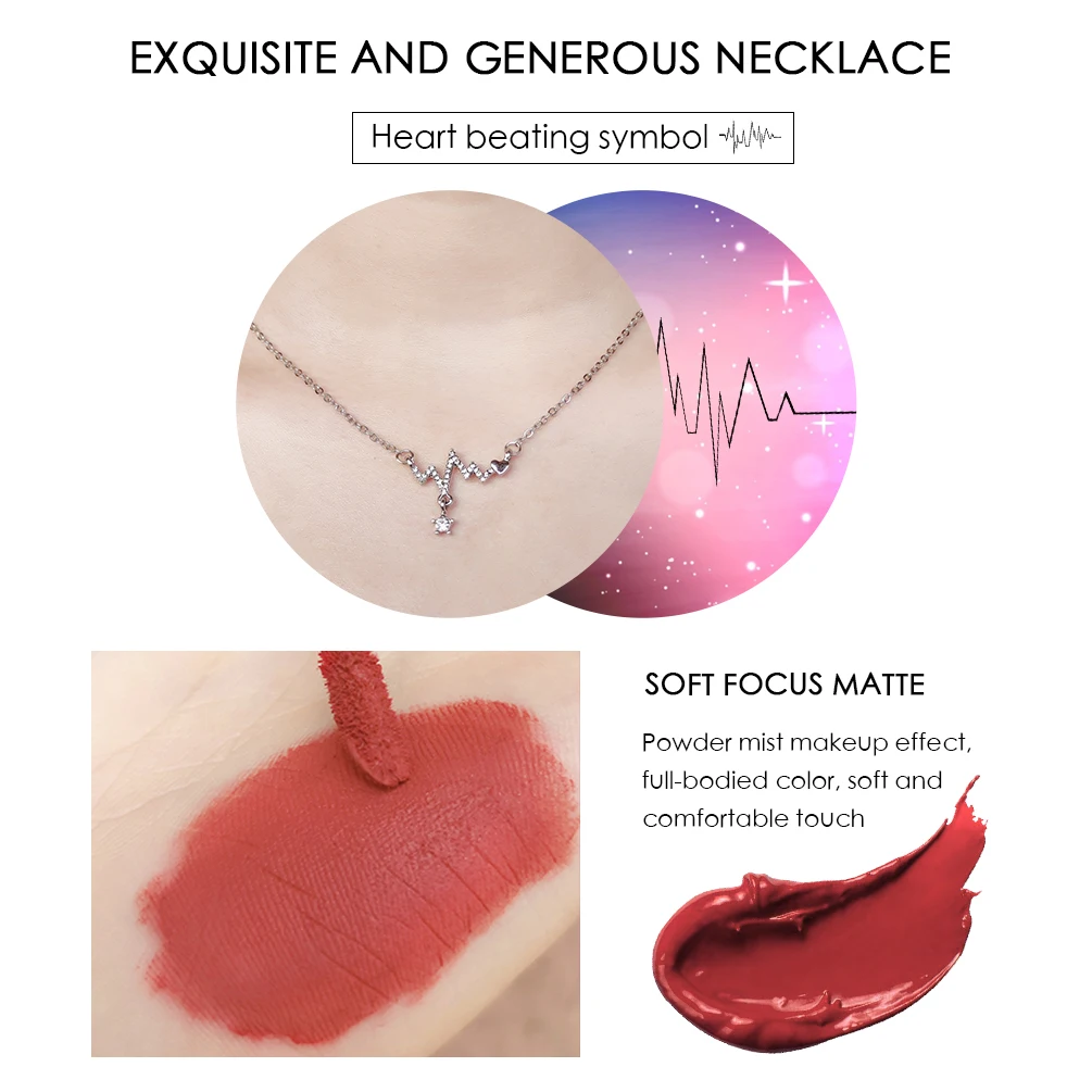 CACE 4色リップグロスセット マットレッドティント リップメイク 長持ち ウォーターフォグ フォックスリップグレイズ 防水リップスティックキット コスメ