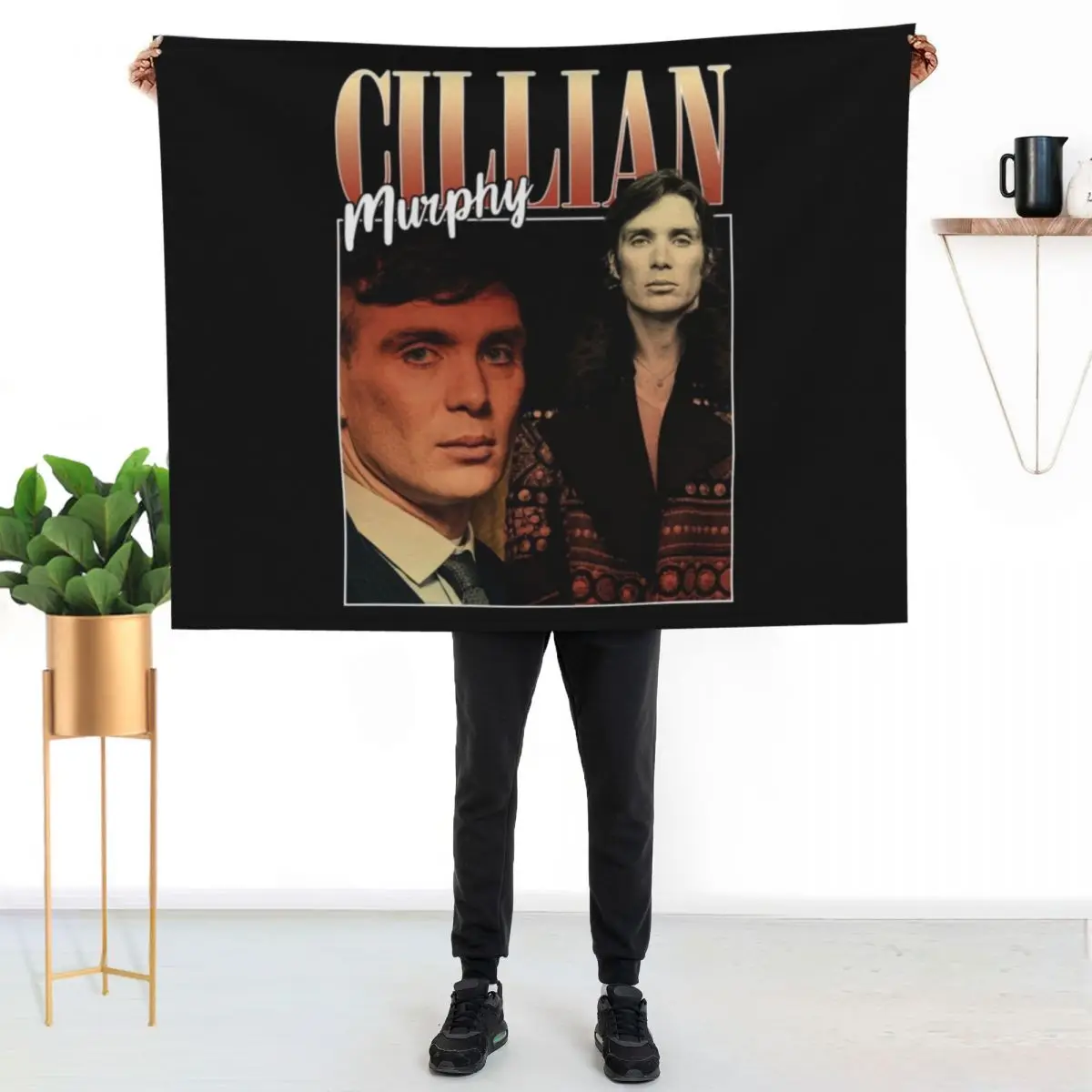 Cillian Murphy Throw Blanket Modern Design Soft Blanket for Home Decor