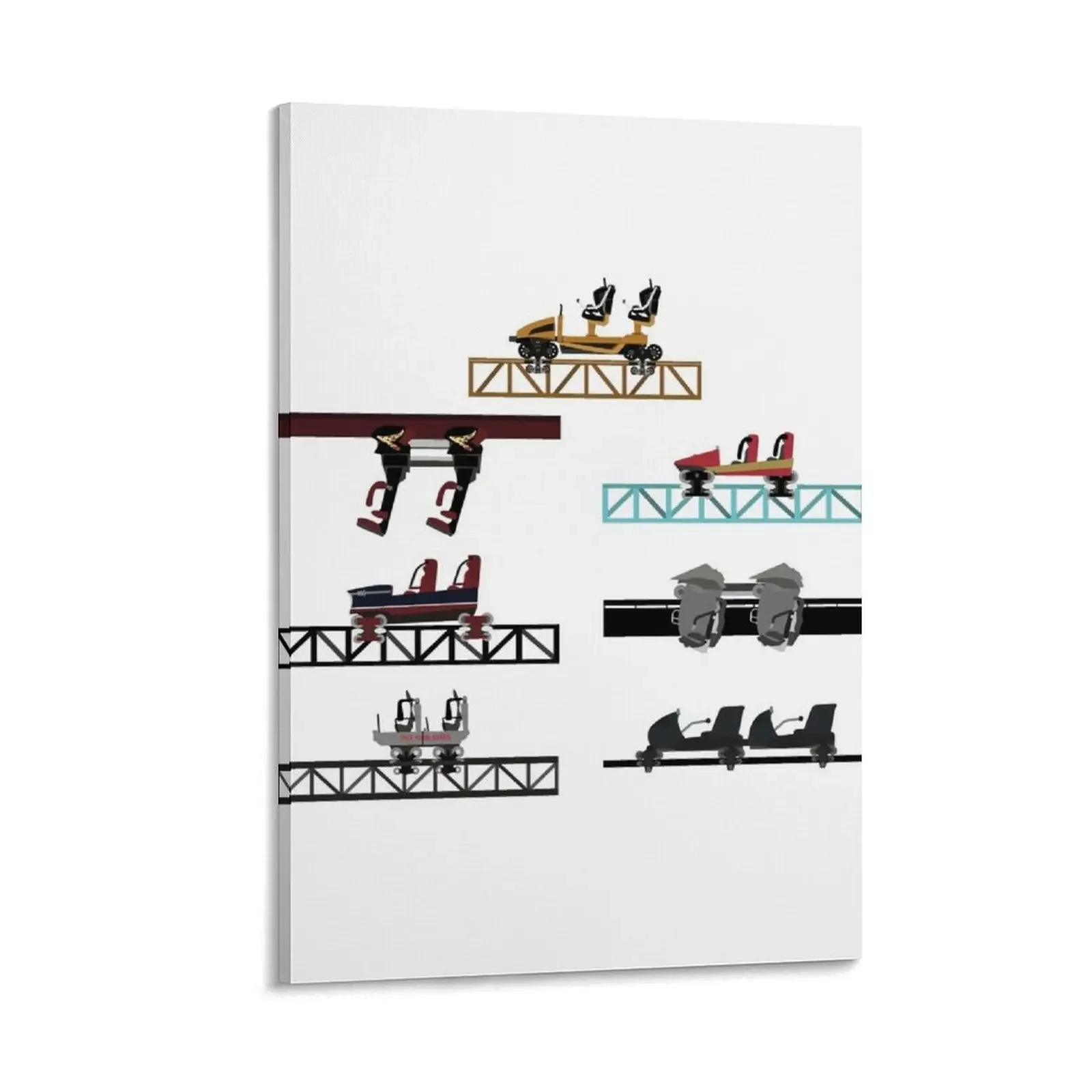 

Thorpe Park Coaster Cars Design 2024 - Including Hyperia! Canvas Painting anime posters decorative frames wall room