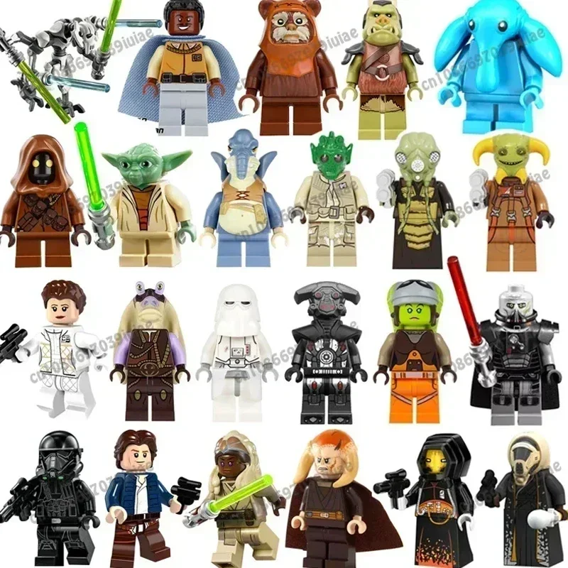 

HEROCROSS Count Dooku Obi-Wan Han Solo Robot Figure Toy Bricks Assembling Doll Building Blocks Present PG690 PG710 PG742