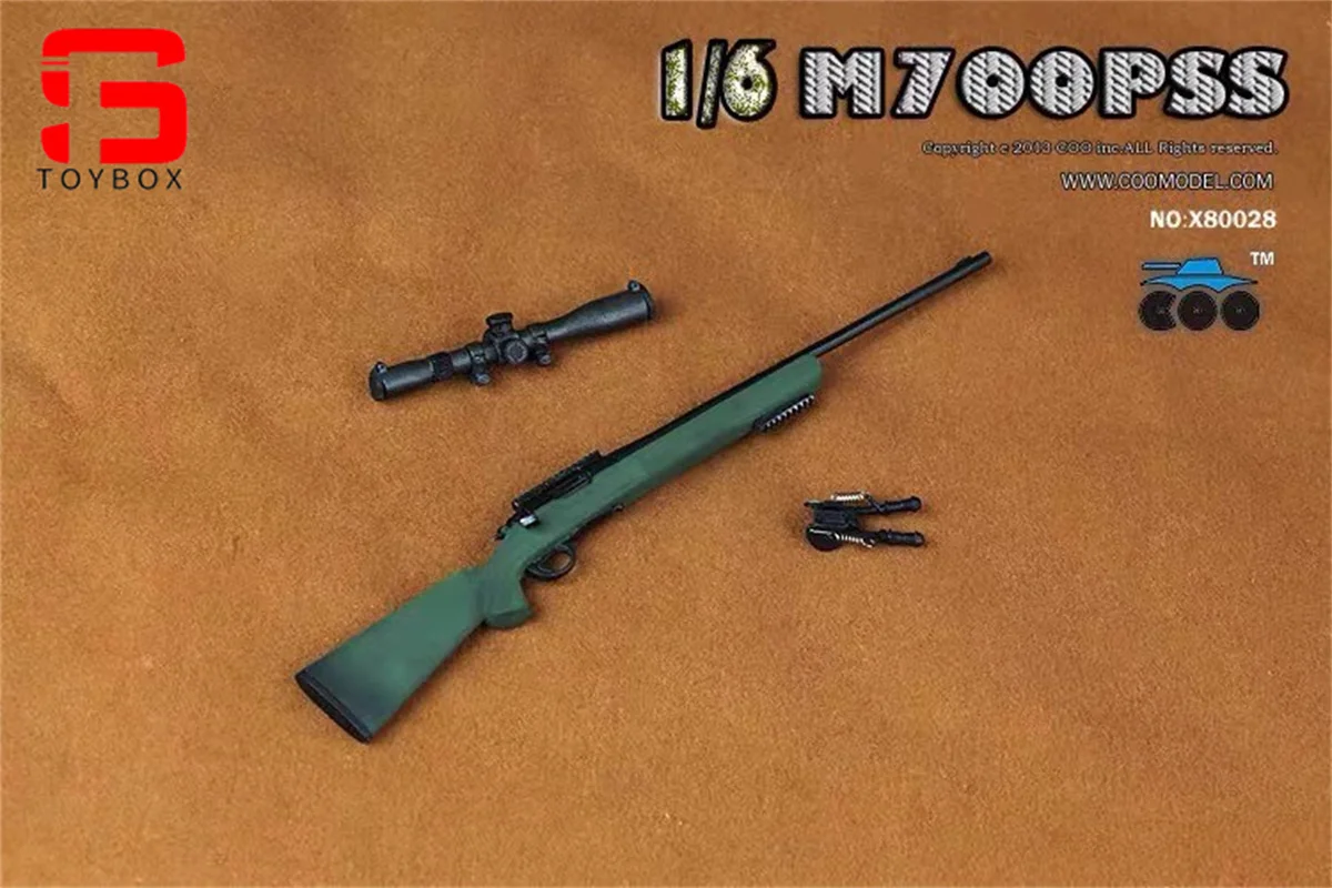 COOMODEL X80026 X80028 1/6 Scale PSG-1 M700PSS ปืนไรเฟิลปืนรุ่นฉาก Props 12 ''Soldier Action Figure Body