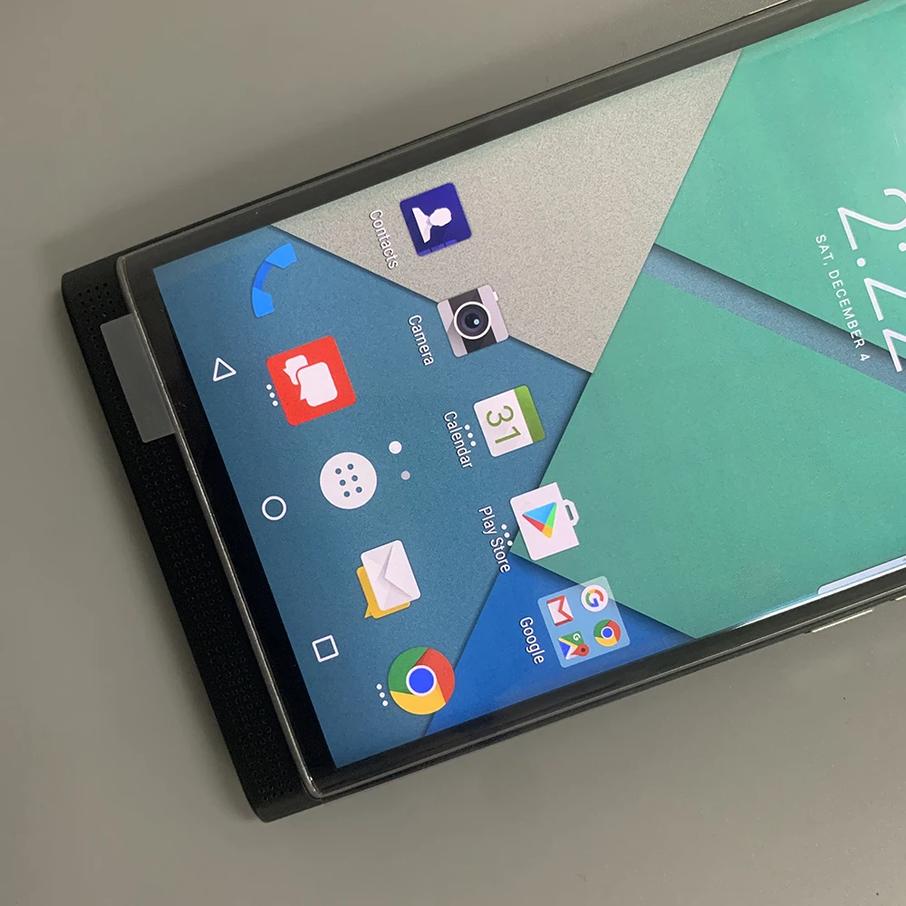 هاتف محمول Blackberry Priv 4G LTE أصلي مقاس 5.4 بوصة 18 ميجابكسل + 2 ميجابكسل وذاكرة وصول عشوائي 3 جيجابايت + 32 جيجابايت لوحة مفاتيح QWERTY هاتف محمول منزلق أندرويد