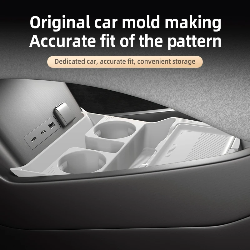 2025 BYD 시리온 8 시리온8 실리콘 센터 콘솔 하단 수납함 탕 L 중앙 제어 오거나이저 매트 자동차 내부