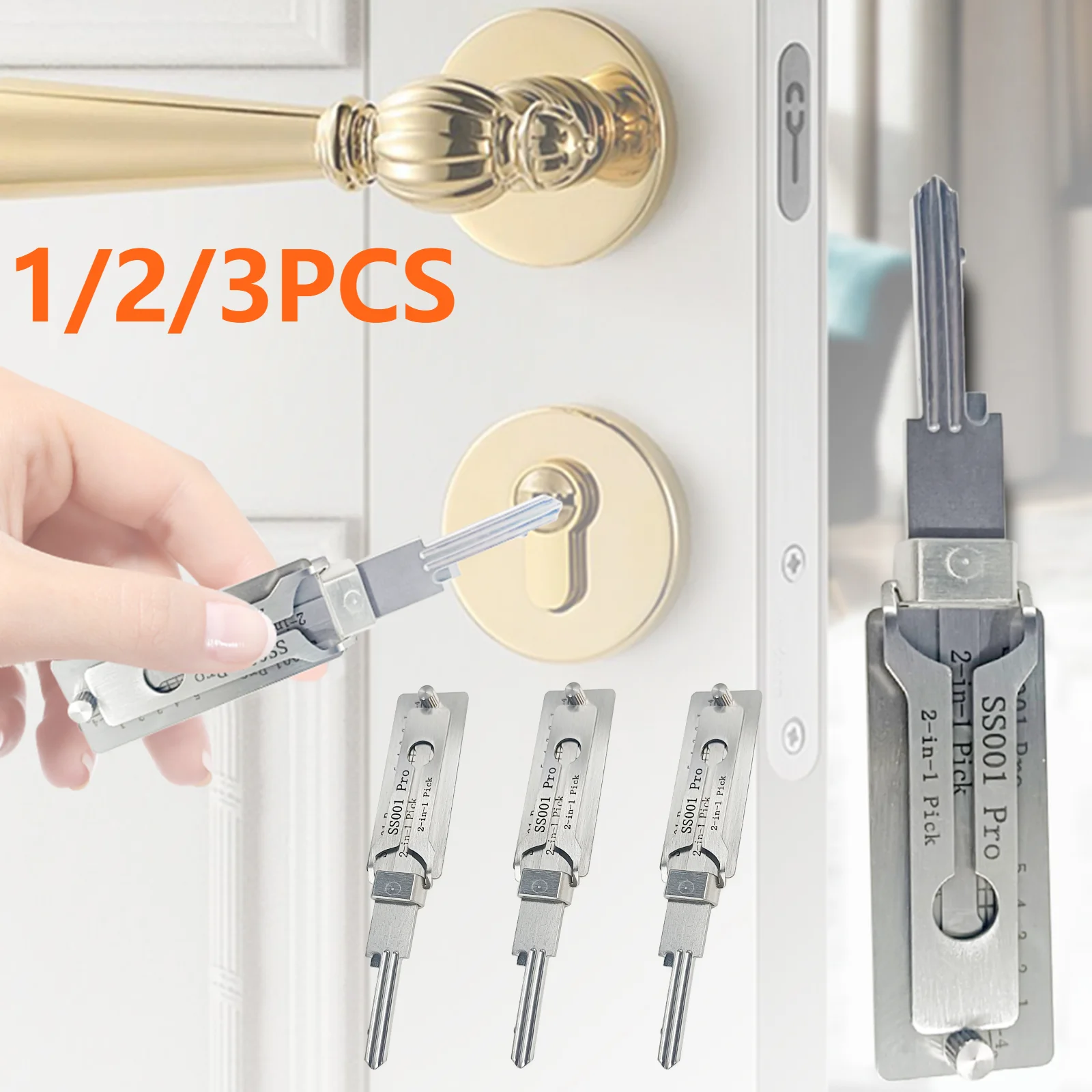 Lock Decoder Lockpicking SS001Pro O-ring Pickup Kit Pick Locksmith Tool Key Decoder Precision Hook Door Maintenance Repair Tools