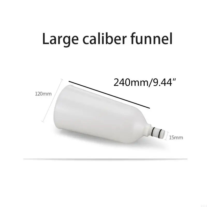 W91B Oil Funnel Car Engine Plastic Oil Funnel Adaptor Filling Set Platics Made