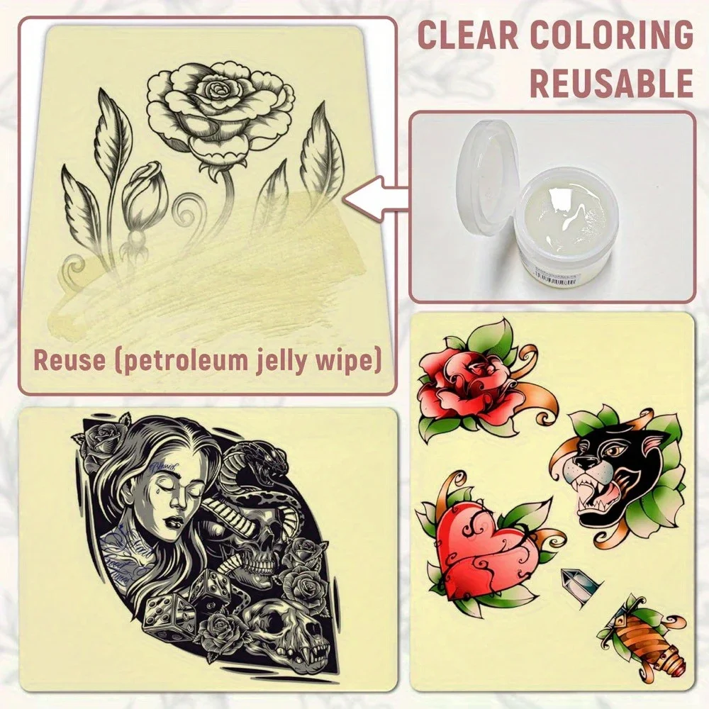 15 قطعة/المجموعة الوشم ممارسة الجلد 1 مللي متر سيليكون وهمية الجلد على الوجهين ل تجميل دائم التدريب توريد الوشم التبعي