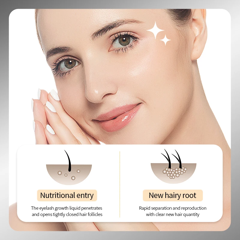 7 ml BIOAOUA Wimpern Wachstum Serum Schnelle Wimpern Wachstum Wachstum Verdicken Produkte Serum Wimpern Verlängerung Behandlung Pflege M9M4