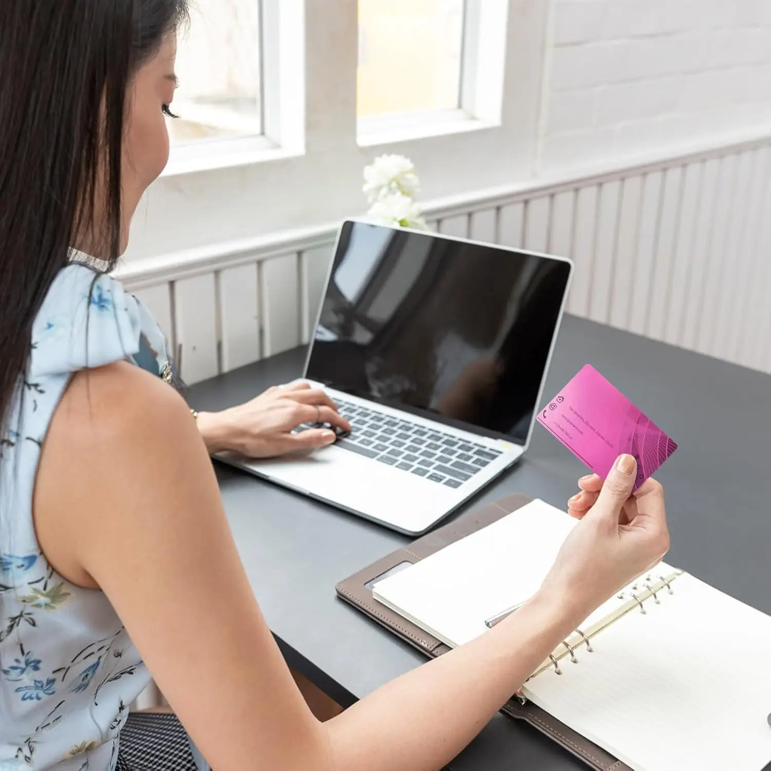 10 Buah Kosong Kartu Logam untuk Ukiran Laser 10 Warna Lembaran Aluminium Ukiran Bisnis Kosong Kartu DIY untuk Rumah 86*54*0.2Mm