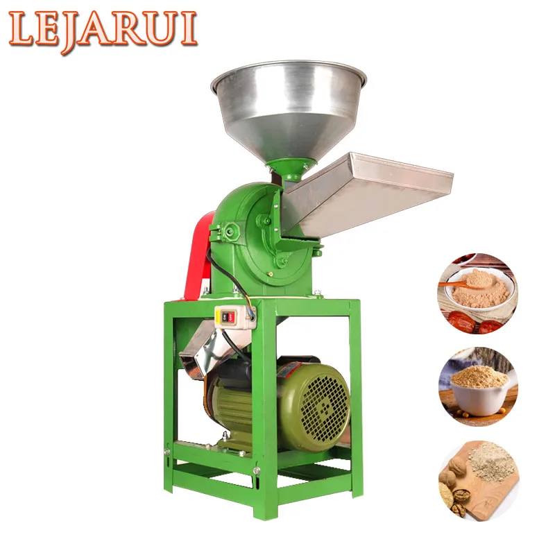 Industrial Grain Herb Grinder Stainless Steel Dry Food Pulverizer Spice Power Mill Grinding Milling Machine