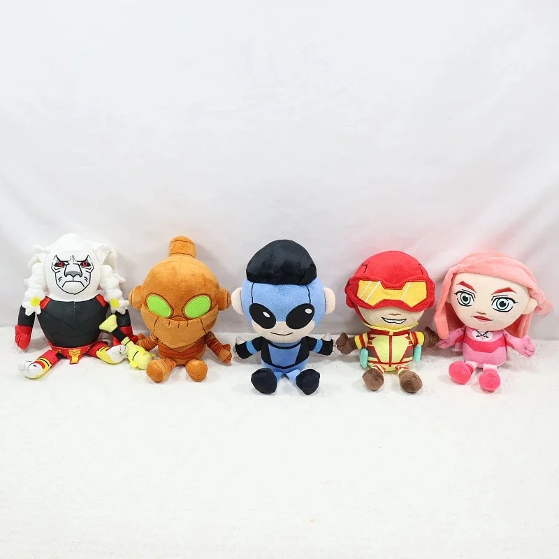

Invincible Plush Toy Cartoon Plush Doll Battle Beast Atom Eve Rex Stuffed Toy Collectible Figure Kids Anime Fans Home Decor Gift