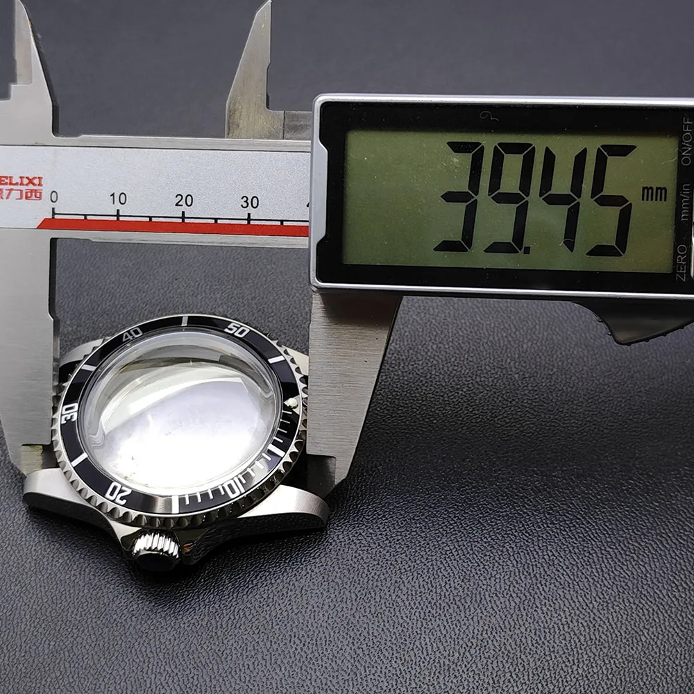 39,5 mm stile retrò FIT NH35 movimento/quadrante cassa in acciaio di alta qualità da uomo accessori per orologi cinturino per bracciale scatola per orologi