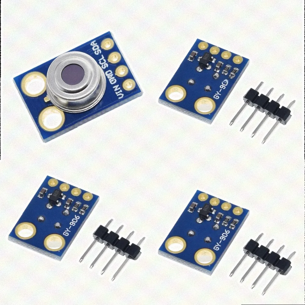 Non For Contact Infrared Temperature Sensor Module MLX90614ESF IR Thermometer Chip -70C To 380C I2C Interface For Industrial DIY