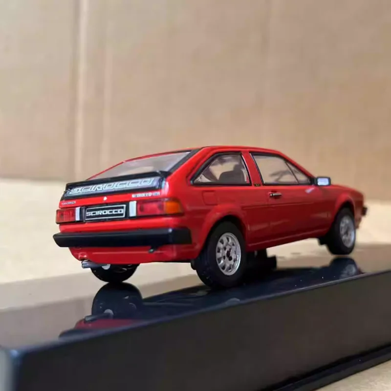 IXO 1:43 مقياس SCIROCCO II GT/GTI 1981 نموذج سيارة مصنوع من خليط معدني مجموعة ثابتة مزينة هدايا العيد اللعب هدية تذكارية كلاسيكية