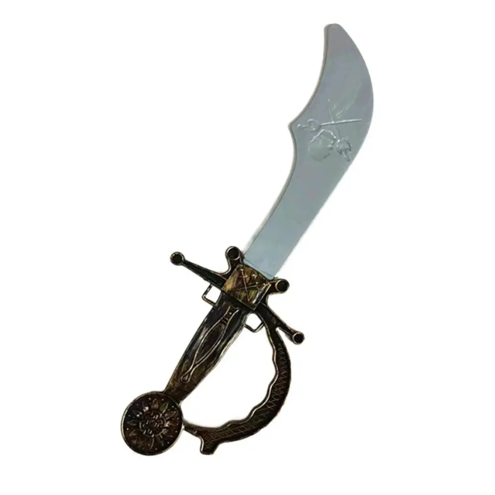 Plastik-Piratenmesser-Spielzeug, Cosplay-Deko, Spielzeugschwerter, Piratenkapitän-Kostüm, Party-Requisiten für Kinder, Geschenk-Spielzeug – Detail 3