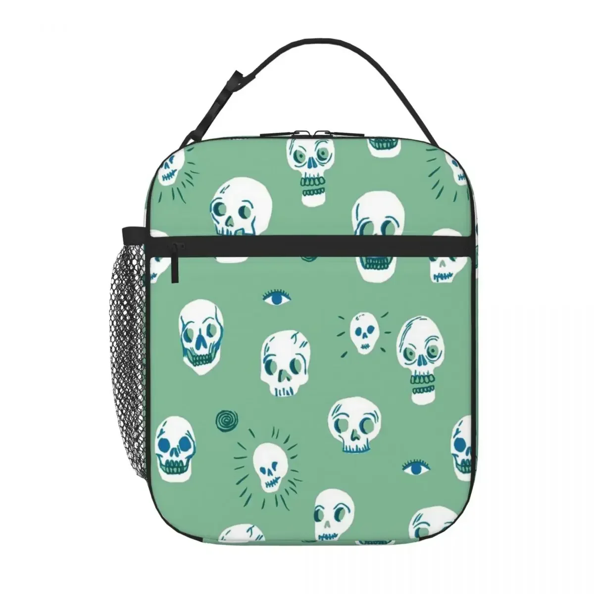 

Pattern Of Skulls Lunch Tote Thermo Bag Packed Lunch Kawaii Lunch Bag