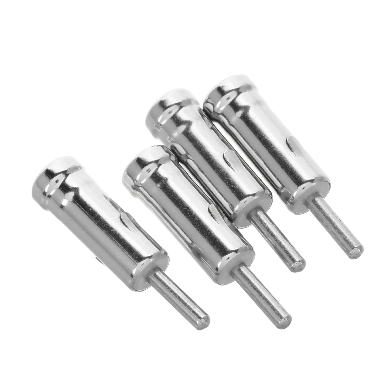 

4pcs Car Radio Antenna Adapter Metal Connector Conversion Accessory for Navigation System Vehicle Stereo Durability Upgrade
