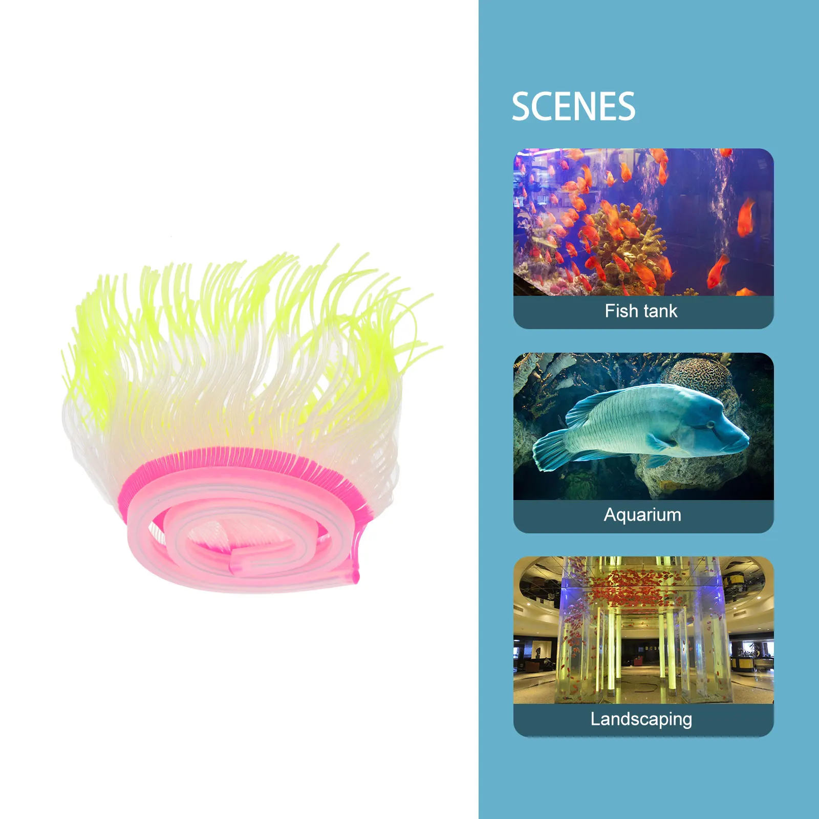 

Lifelike Fish Tank Decorative Ornament Vivid Artificial Plant Aquarium Accessory Delicate Simulated Fish Tank Adornment Aquarium
