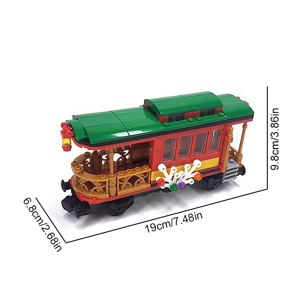 Stadtbahn-Bausteine DIY Modifiziertes Zubehör, Kreatives MOC Montage-Set für Zugwagenausstattung, Basis, Radteile – Detail 13